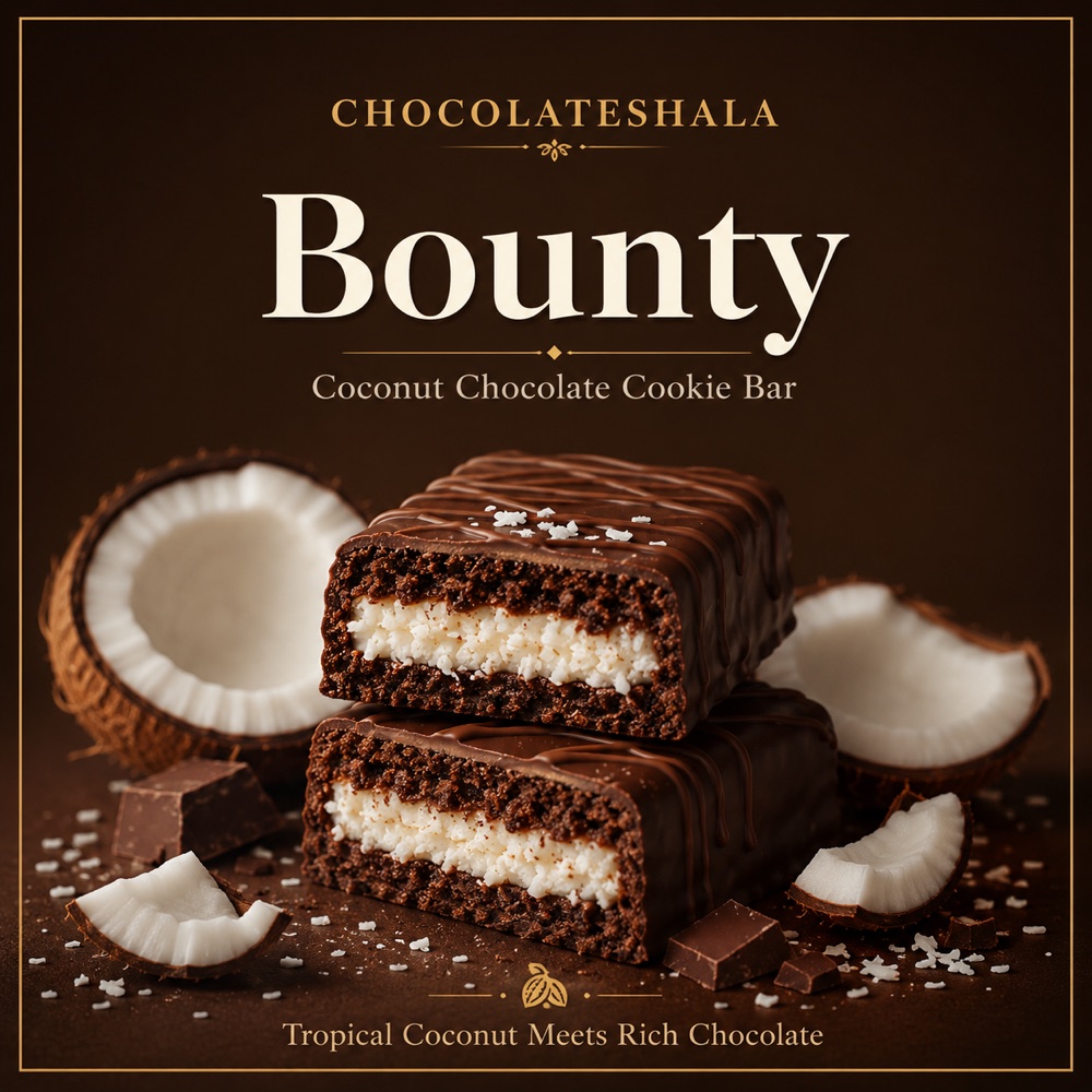 Bounty Coconut Cookie Bar