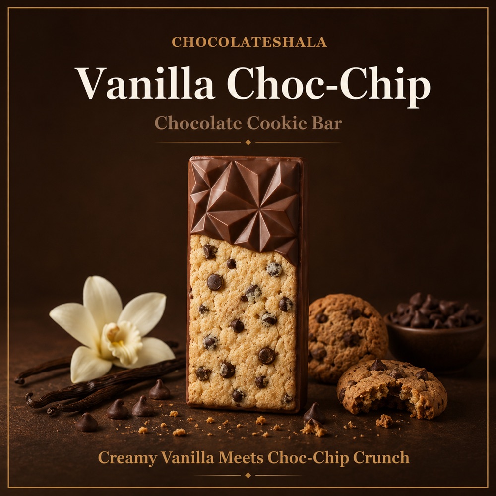 Vanilla Choc-Chip Cookie Bar