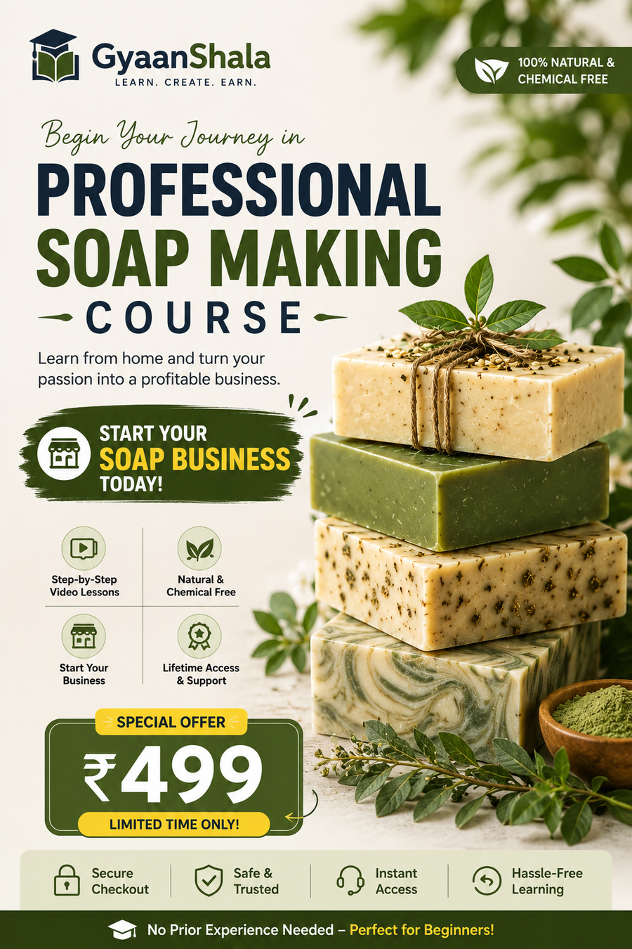 Professional Soap Making Course - GyaanShala