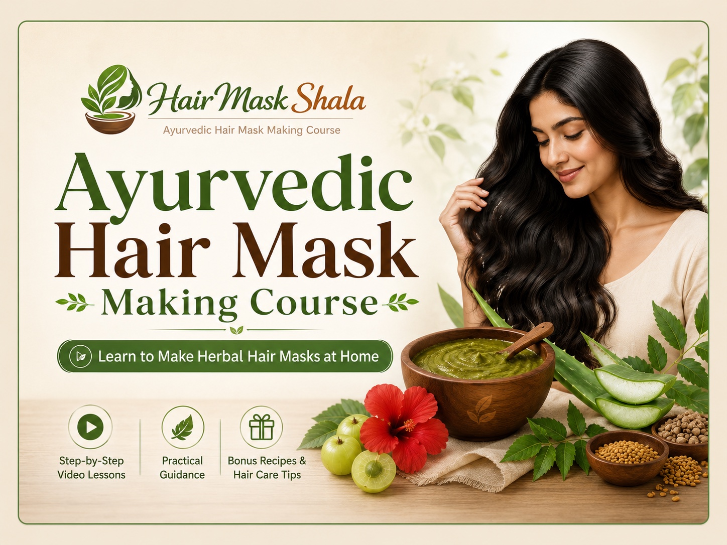Ayurvedic Hair Mask — Herbal Hair Mask Business Course course thumbnail
